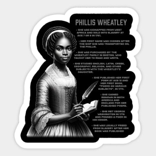 Phillis Wheatley Sticker